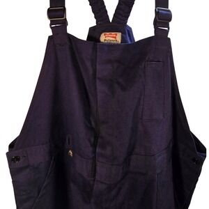 Bulwark EXTREME Flame Resistant Cotton FR Bib Overalls Navy‎ Blue XXXL New/Other